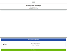 Tablet Screenshot of brooklynyummythai.com